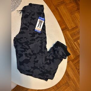 Weatherproof Kids Black Camouflage Joggers